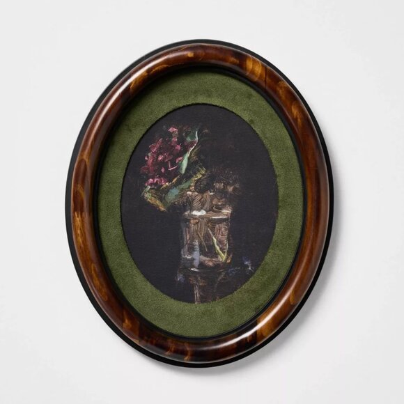 TARGET STUDIO MCGEE OVAL FRAME WALL ART - Picture 1 of 3